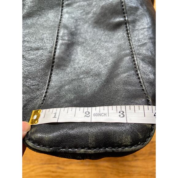 MICHAEL by Michael Kors Large Black Leather Shoulder Bag - Picture 14 of 16